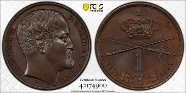 1852 FK VS 1 Rbsk MS65BN