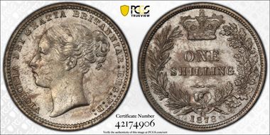 1878 Shil S-3907A AU58