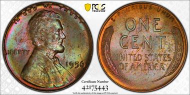 1956 1C MS64BN