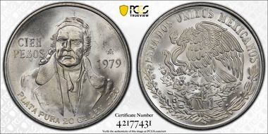 1979-Mo 100 P KM-483.2  Ag MS66