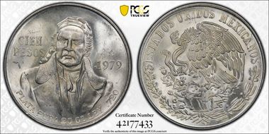 1979-Mo 100 P KM-483.2  Ag MS65