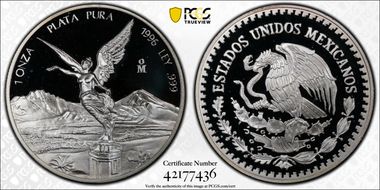 1996-Mo Onza Libertad Ag PR69DCAM