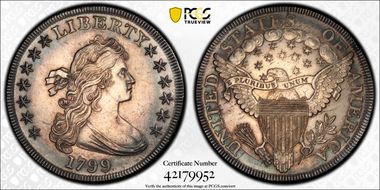 1799 $1 AU58
