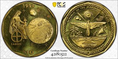 1994-R $10 Mythological Mother Earth MS67