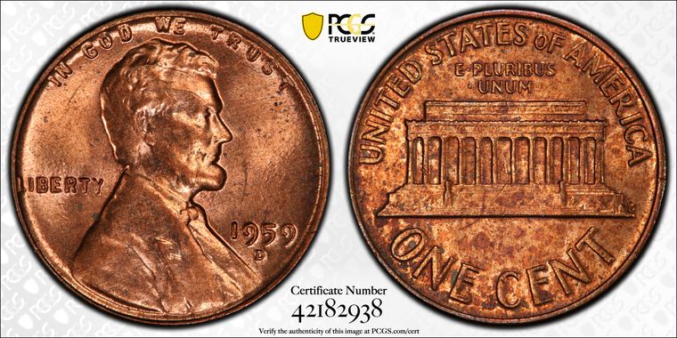 Cert 42182938 - Coin Image