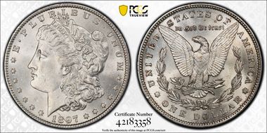 1897 $1 MS62