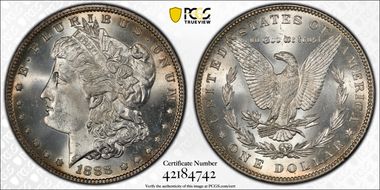 1888 $1 MS65