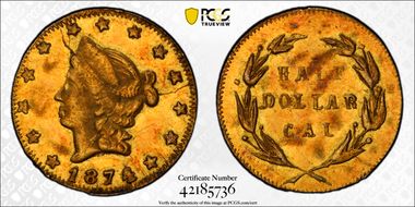 1874 G50C BG-1034 MS62