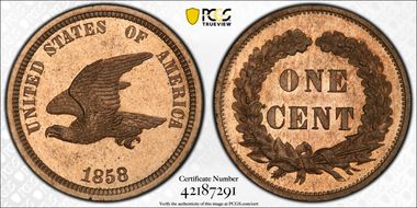 1858 1C J-203 PR64