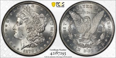 1878-S $1 MS63