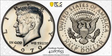 1970-S 50C PR67