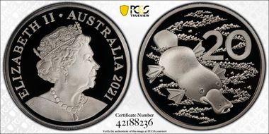 2021 20C Wind Up Platypus - Baby Set PR70DCAM