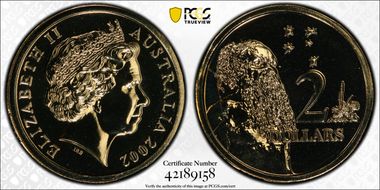 2002 $2 MS68