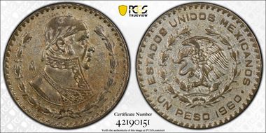 1960-Mo Peso KM-459 XF40