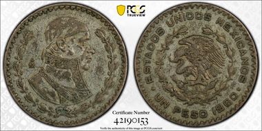 1960-Mo Peso KM-459 XF40