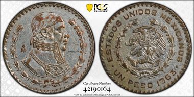 1963-Mo Peso KM-459 XF45