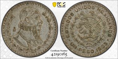1963-Mo Peso KM-459 AU53