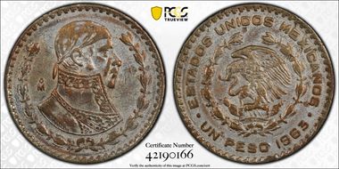 1963-Mo Peso KM-459 XF40