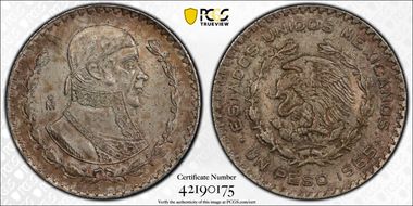 1965-Mo Peso KM-459 AU58