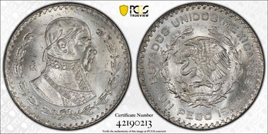 1964-Mo Peso KM-459 MS65