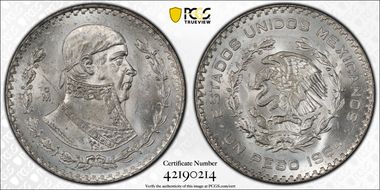 1964-Mo Peso KM-459 MS64