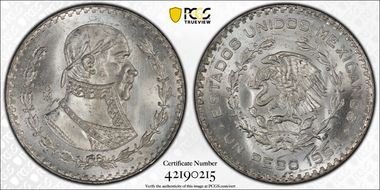 1964-Mo Peso KM-459 MS65