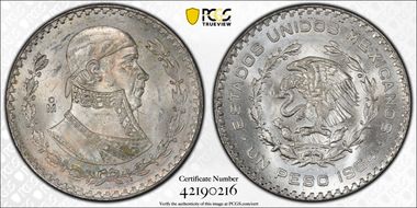 1964-Mo Peso KM-459 MS64