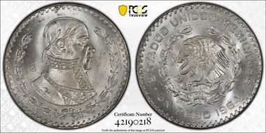 1964-Mo Peso KM-459 MS66