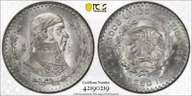 1964-Mo Peso KM-459 MS65