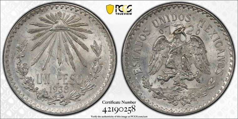 Cert 42190258 - Coin Image