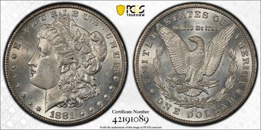 1881-CC $1 N1
