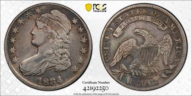 1834 50C Overton 106 N1