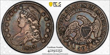 1832 50C Small Letters VF35