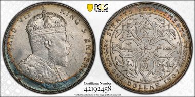 1907 $1 Prid-5 MS61