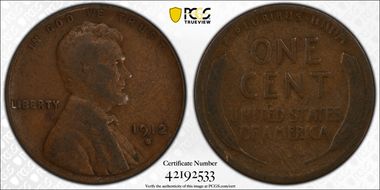 1912-S 1C VG10BN