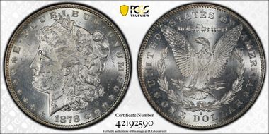 1878-S $1 MS62