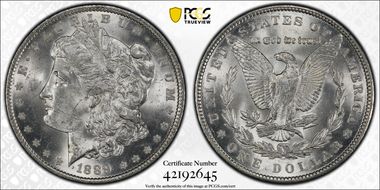 1889 $1 MS63