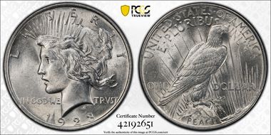 1923 $1 MS61