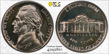 1952 5C Re-Engraved Obv Design FS-404 PR64