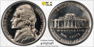 1939 5C Reverse of 1938 PR65