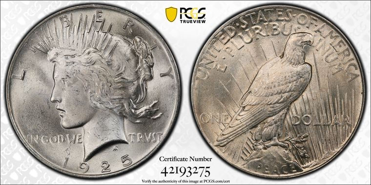 Cert 42193275 - Coin Image