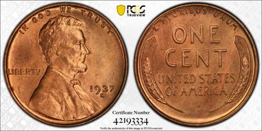 1937-S 1C MS66RD
