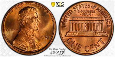1972 1C MS66RD