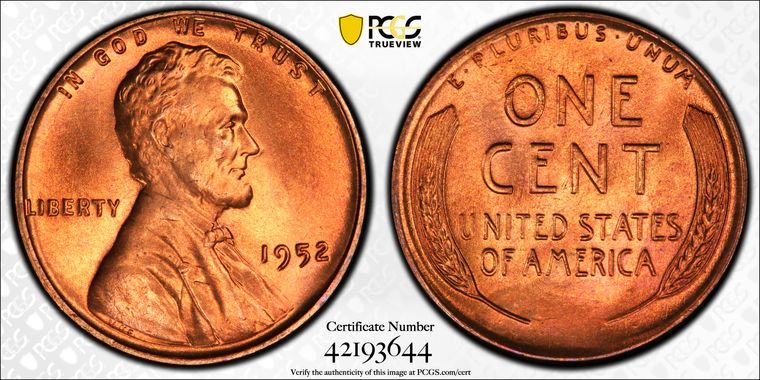 Cert 42193644 - Coin Image