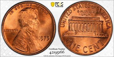 1975 1C MS67+ RD