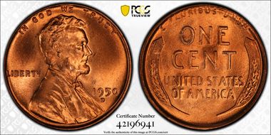 1950-D 1C MS66RD