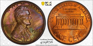 1960 1C Large Date MS65BN