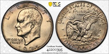 1974 $1 MS64