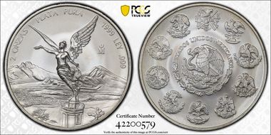 1999-Mo 2 Onza Libertad Ag MS69