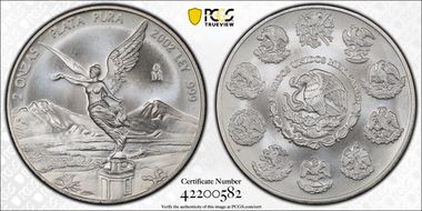 2002-Mo 2 Onza Libertad Ag MS68